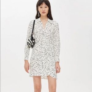 Topshop Print Mini Dress - US 2